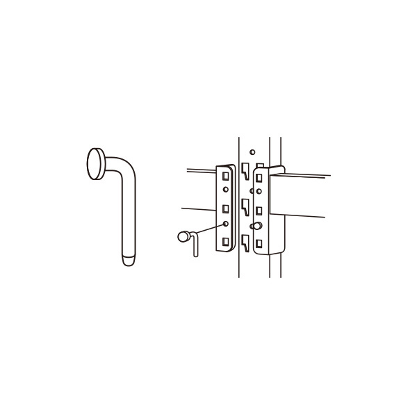 扶桑金属工業（株） 重量スチールラック 抜け止めピン HP 重量スチールラック　抜け止めピン HP