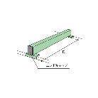 扶桑金属工業（株） パレットラック フォークスペーサー HF