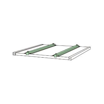 扶桑金属工業（株） 中量スライドラック棚板用デッキチャンネル MSR 中量スライドラック棚板用デッキチャンネル MSR90DC