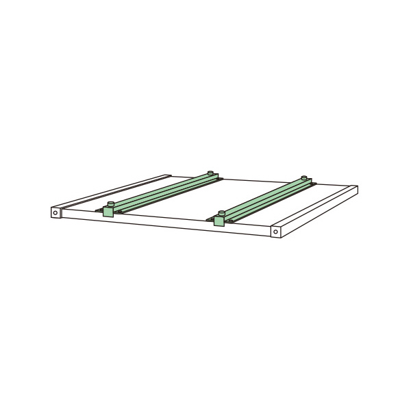 扶桑金属工業（株） 中量スライドラック棚板用デッキチャンネル MSR 中量スライドラック棚板用デッキチャンネル MSR90DC