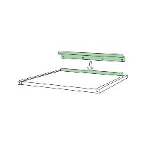 扶桑金属工業（株） 中量スライドラック 背面ストッパー MSR12HS