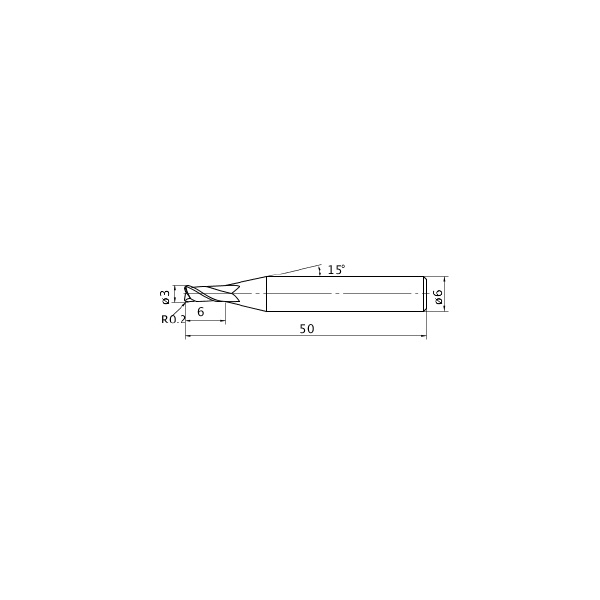 三菱マテリアル（株） エムスターエンドミル MS2MRB エムスターエンドミル MS2MRB D0300R020