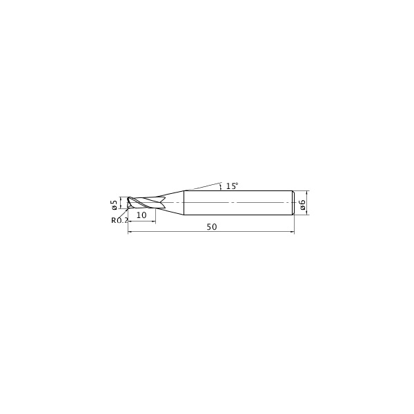 三菱マテリアル（株） エムスターエンドミル MS2MRB エムスターエンドミル MS2MRB D0500R020