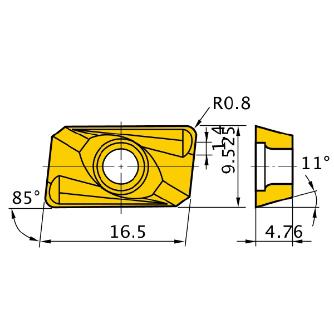 三菱マテリアル（株） カッタチップ APMT カッタチップ（サーメット） APMT1604PDER-H2 NX2525