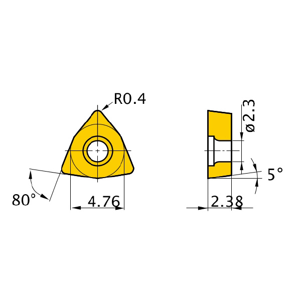 三菱マテリアル（株） 旋削用インサート WBMTL 旋削用インサート（サーメット） WBMTL30204R-MV NX2525
