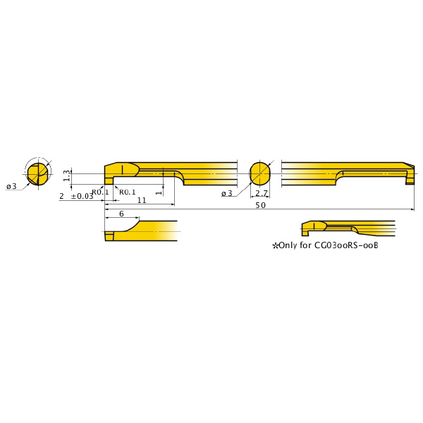 三菱マテリアル（株） ステッキィツイン CG ステッキィツイン（超硬） CG03RS-20 TF15