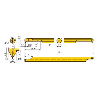 三菱マテリアル（株） ステッキィツイン CT ステッキィツイン CT04RS-M6 TF15