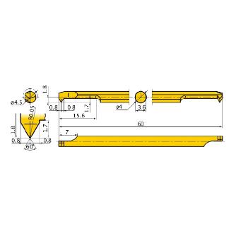 三菱マテリアル（株） ステッキィツイン CT ステッキィツイン CT04RS-M6B TF15