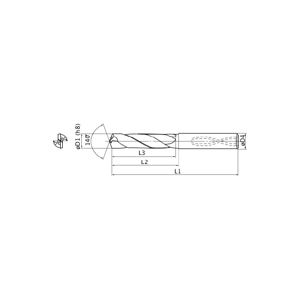 三菱マテリアル（株） ZET1ドリル MZS ＺＥＴ１ドリル MZS 1430LB VP15TF