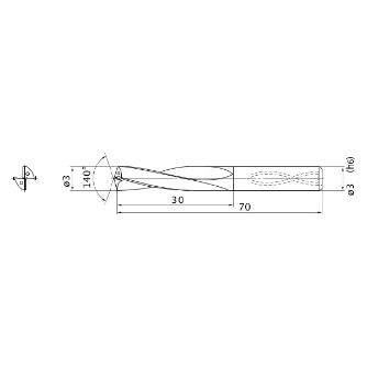 三菱マテリアル（株） スーパーバニッシュドリル MAS スーパーバニッシュドリル MAS 0300LB HTI10