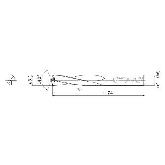 三菱マテリアル（株） スーパーバニッシュドリル MAS スーパーバニッシュドリル MAS 0310LB HTI10