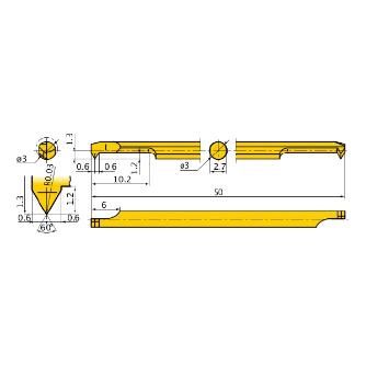 三菱マテリアル（株） ステッキィツイン CT ステッキィツイン CT03RS-M4 VP15TF