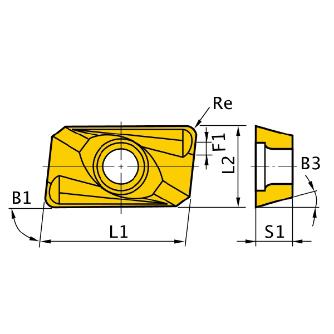 三菱マテリアル（株） カッタチップ APMT カッタチップ（超硬コーティング） APMT1135PDER-H1 VP15TF