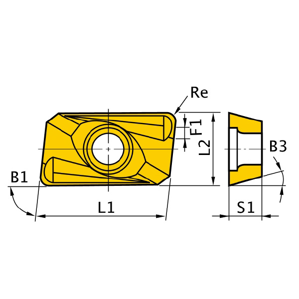 三菱マテリアル（株） カッタチップ APMT カッタチップ（超硬コーティング） APMT1135PDER-H1 VP15TF