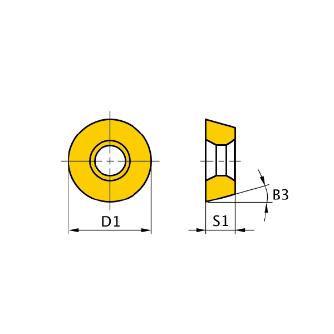 三菱マテリアル（株） カッタチップ RPMW カッタチップ（超硬コーティング） RPMW10T3M0T VP15TF