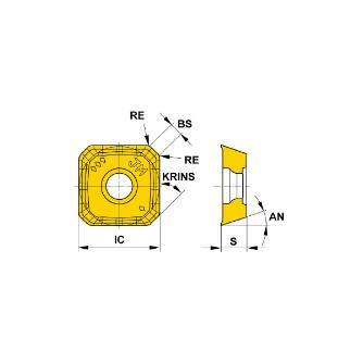 三菱マテリアル（株） カッタチップ SEMT カッタチップ（超硬コーティング） SEMT13T3AGSN-JM VP15TF