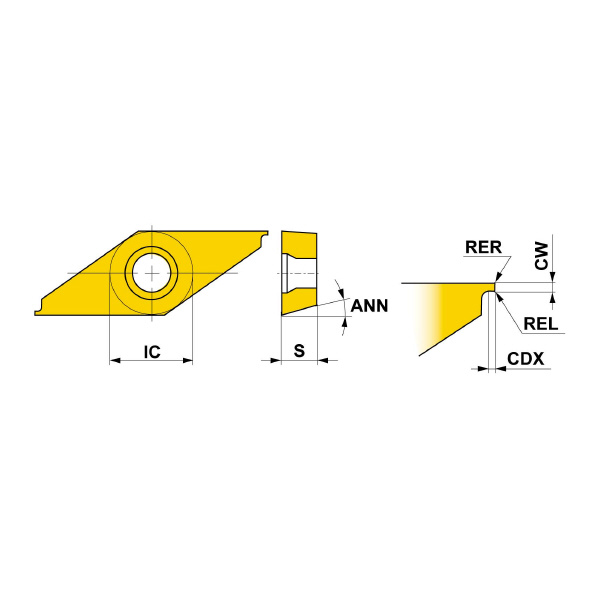 三菱マテリアル（株） スモールツール用インサート CSVTG スモールツール用インサート（コーティング CSVTG08020R VP15KZ