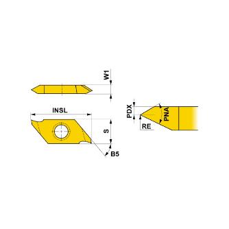 三菱マテリアル（株） 旋削用インサート TTAT 旋削用インサート（超硬コーティング） TTAT55158V5LL-B VP15TF