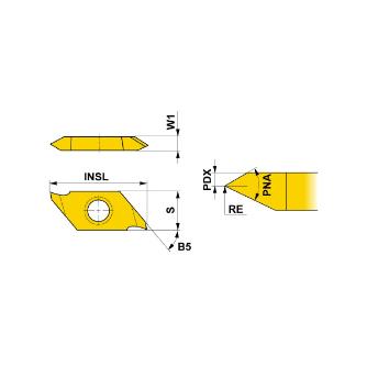 三菱マテリアル（株） 旋削用インサート TTAT 旋削用インサート（超硬コーティング） TTAT60125V5LL-B VP15TF