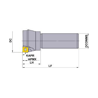 三菱マテリアル（株） カッタ 肩削り用(シャンクタイプ) ASX440 カッタ　肩削り用（シャンクタイプ） ASX400R634S32