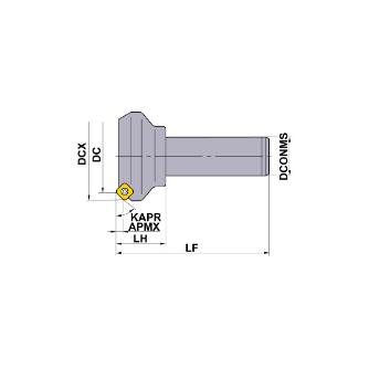 三菱マテリアル（株） カッタ 正面削り用(シャンクタイプ) ASX445 カッタ　正面削り用（シャンクタイプ） ASX445R503S32