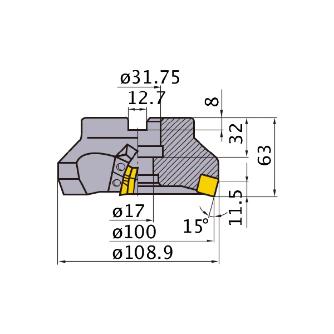 三菱マテリアル（株） スーパーダイヤミル SE スーパーダイヤミル SE515R0405D