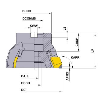 三菱マテリアル（株） カッタ 正面削り用 NF10000 カッタ　正面削り用 NF10000R0408D