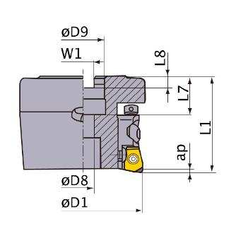 三菱マテリアル（株） 正面フライス V 正面フライス V10000-063A04R