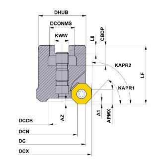 三菱マテリアル（株） カッタ 多機能用(アーバタイプ) OCTACUT カッタ　多機能用（アーバタイプ） OCTACUT0503AR