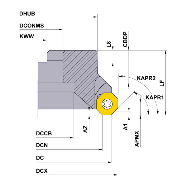 三菱マテリアル（株） カッタ 多機能用(アーバタイプ) OCTACUT カッタ　多機能用（アーバタイプ） OCTACUT1257ER