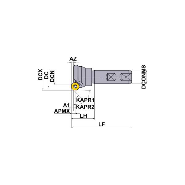 三菱マテリアル（株） カッタ 多機能用(シャンクタイプ) OCTACUT カッタ　多機能用（シャンクタイプ） OCTACUT634S32R