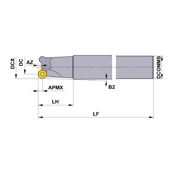 三菱マテリアル（株） カッタ 多機能用(シャンクタイプ) BRP カッタ　多機能用（シャンクタイプ） BRP4NR202ELS20