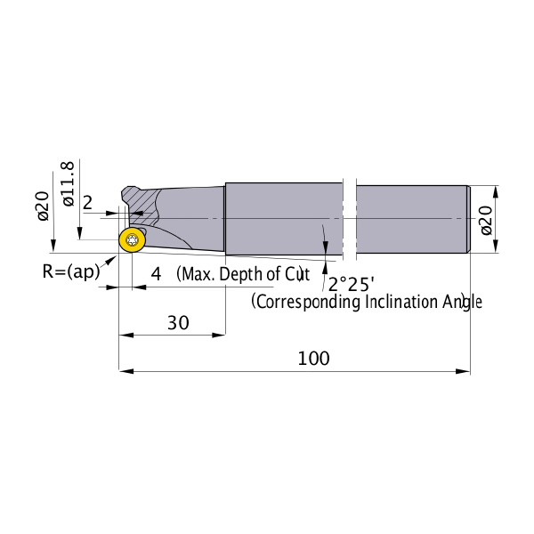 三菱マテリアル（株） カッタ 多機能用(シャンクタイプ) BRP カッタ　多機能用（シャンクタイプ） BRP4NR202S20