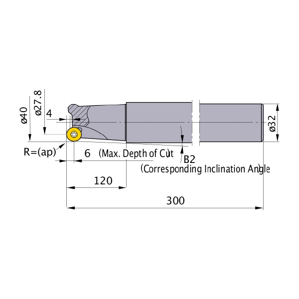 三菱マテリアル（株） カッタ 多機能用(シャンクタイプ) BRP カッタ　多機能用（シャンクタイプ） BRP6PR403ELS32