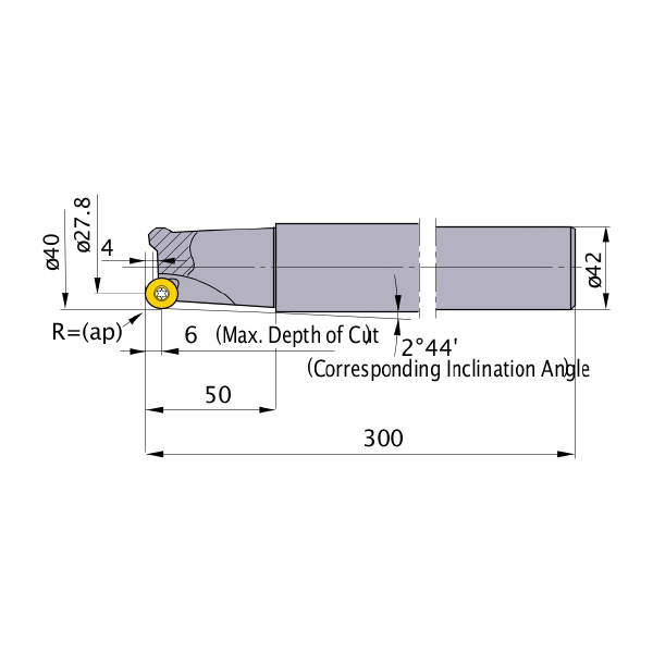 三菱マテリアル（株） カッタ 多機能用(シャンクタイプ) BRP カッタ　多機能用（シャンクタイプ） BRP6PR403ELS42