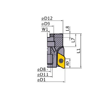 三菱マテリアル（株） カッタ 多機能用(アーバタイプ) BXD カッタ　多機能用（アーバタイプ） BXD4000-040A03RA