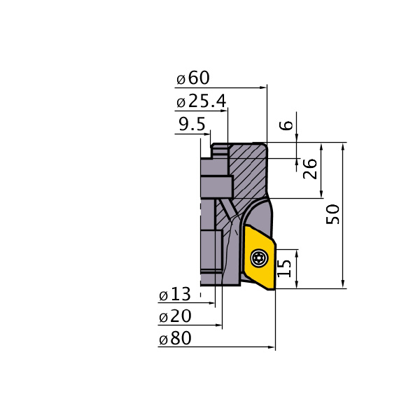 三菱マテリアル（株） カッタ 多機能用(アーバタイプ) BXD カッタ　多機能用（アーバタイプ） BXD4000R08005CA