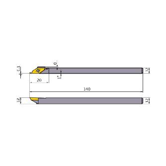 三菱マテリアル（株） スモールツールバイト CSVHR スモールツールバイト CSVHR1212