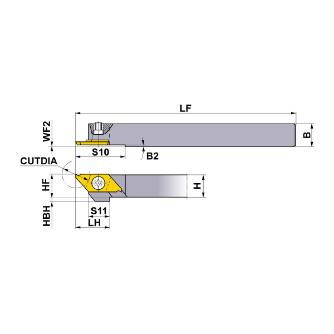三菱マテリアル（株） スモールツールバイト CTAHR スモールツールバイト CTAHR1010-120