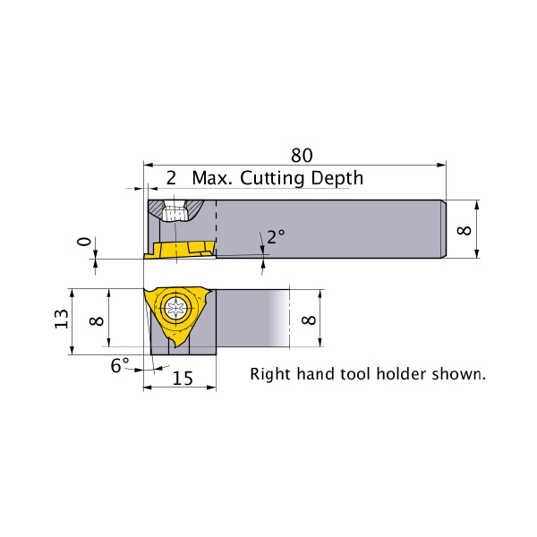 三菱マテリアル（株） スモールツールバイト GTAHL スモールツールバイト GTAHL0808-20S