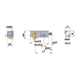 三菱マテリアル（株） SSカートリッジ STTPR ＳＳカートリッジ STTPR16CA16