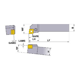 三菱マテリアル（株） LLカートリッジ PCLNR ＬＬカートリッジ PCLNR20CA12