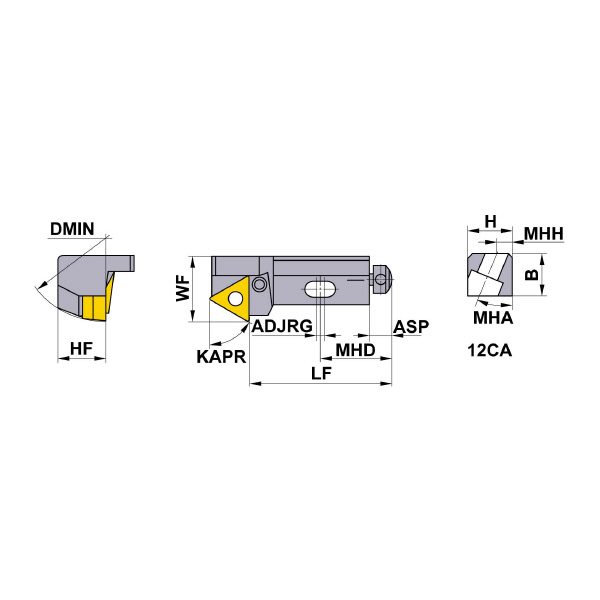 三菱マテリアル（株） LLカートリッジ PTTNR ＬＬカートリッジ PTTNR12CA16