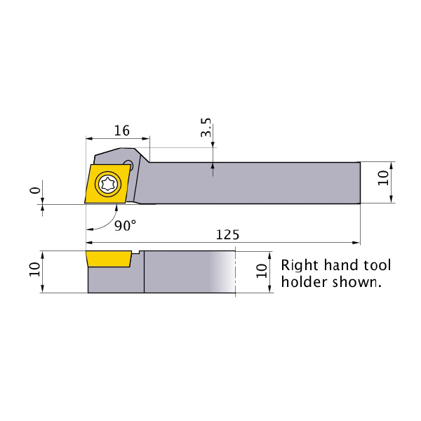 三菱マテリアル（株） スモールツールバイト SCACL スモールツールバイト SCACL1010K09-SM