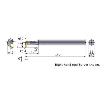 三菱マテリアル（株） ディンプルバー FSVUC ディンプルバー FSVUC1612L-08S