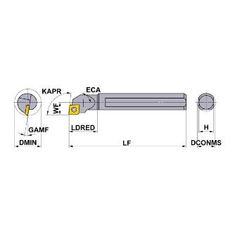 三菱マテリアル（株） ボーリングバー S ボーリングバー S12KSCLCR06
