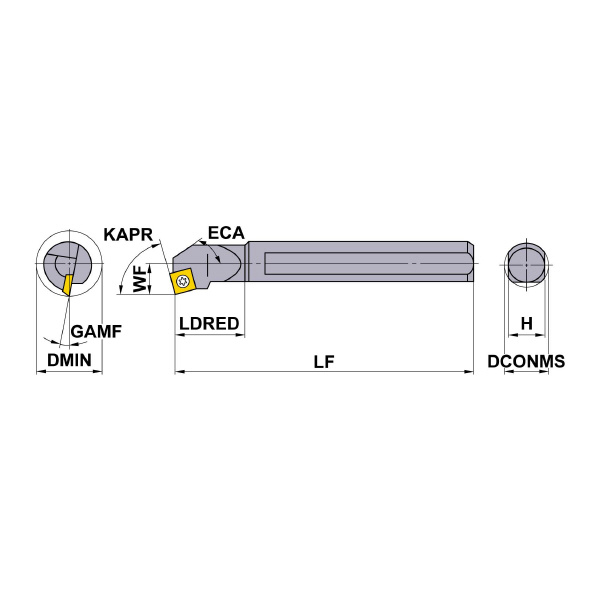 三菱マテリアル（株） ボーリングバー S ボーリングバー S16MSSKCR09