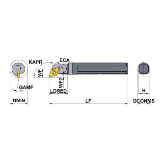 三菱マテリアル（株） ボーリングバー C ボーリングバー C10KSDQCR07