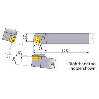 三菱マテリアル（株） LLバイト PCBNL ＬＬバイト PCBNL2020K12
