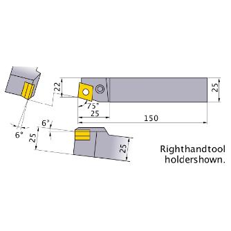 三菱マテリアル（株） LLバイト PCBNR ＬＬバイト PCBNR2525M12